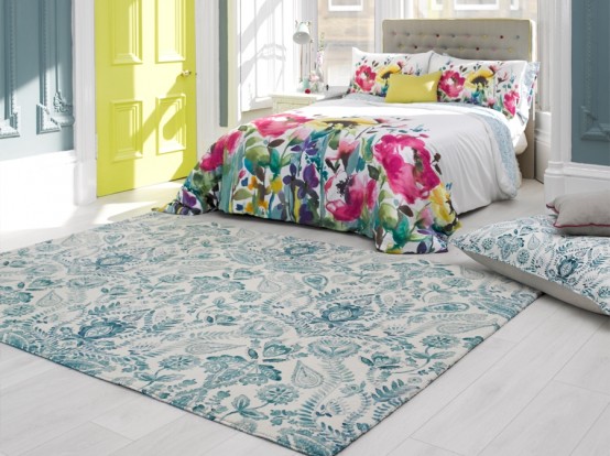 Subtle Watercolor Rugs Collection By Bluebellgrey