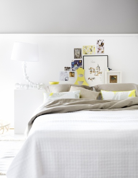 Sunny Yellow Accents In Bedrooms