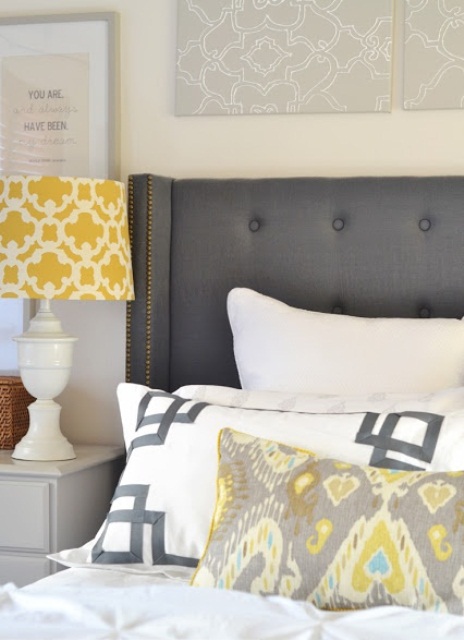 Sunny Yellow Accents In Bedrooms