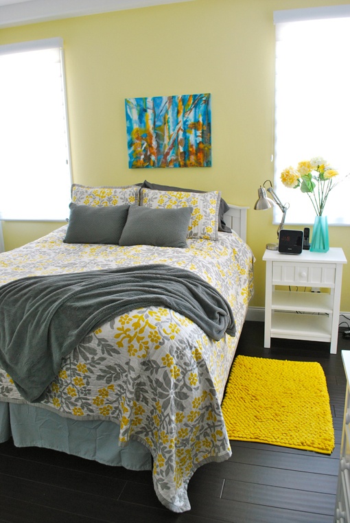 Sunny Yellow Accents In Bedrooms