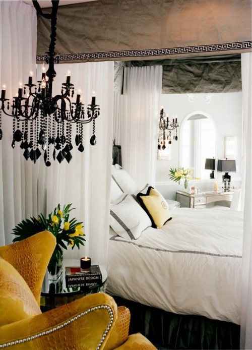 Sunny Yellow Accents In Bedrooms