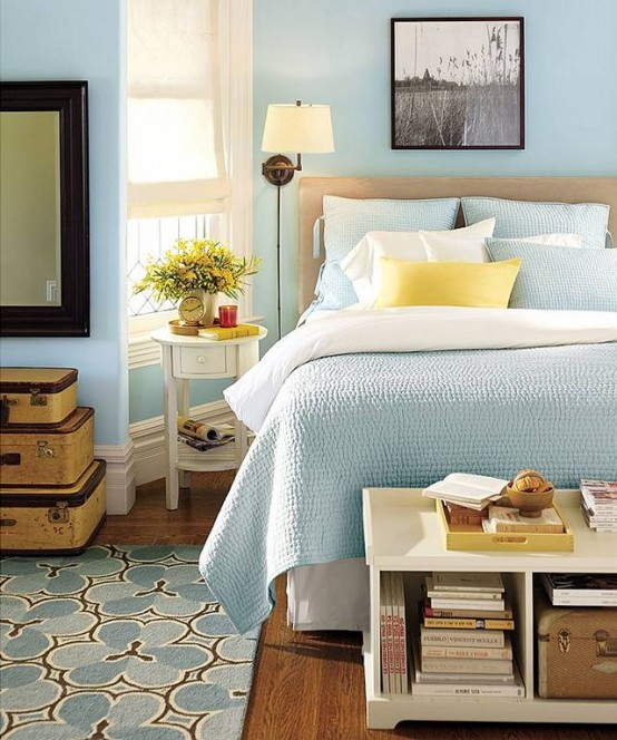 Sunny Yellow Accents In Bedrooms