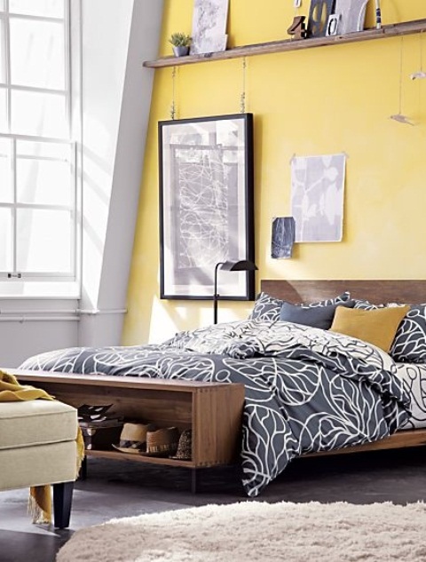 Sunny Yellow  Accents In Bedrooms 49 Stylish Ideas DigsDigs