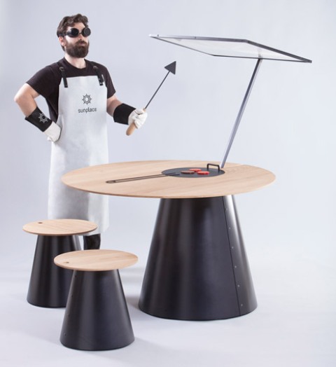 Sunplace Barbeque Grill For Cooking With Sun Rays