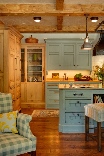 31+ Small Cabin Decor 38 super cozy and charming cottage kitchens ...