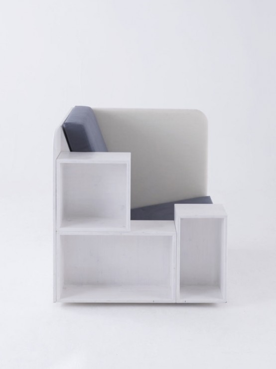 Super Functional Open Book Chair For Readers