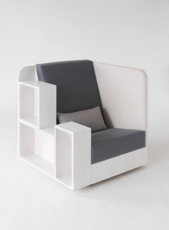 Super Functional Open Book Chair For Readers