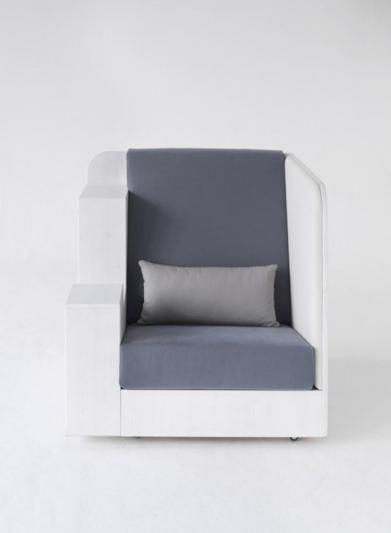 Super Functional Open Book Chair For Readers