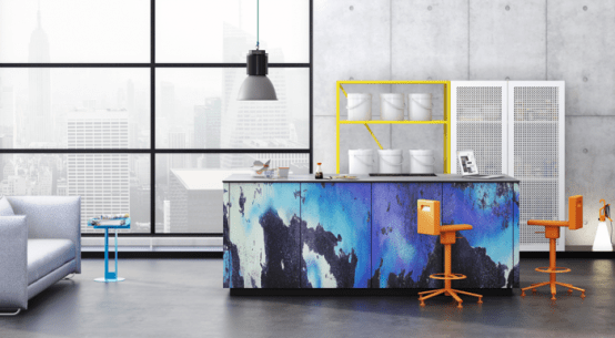 Super Modern Patterned Loft Kitchen Designs By Neo