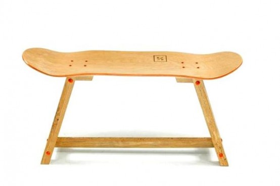 Super Original Handmade Skateboard Tables Collection