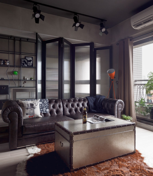 Superhero Inspired Apartment With Industrial Touches Superhero Inspired Apartment With Industrial Touches