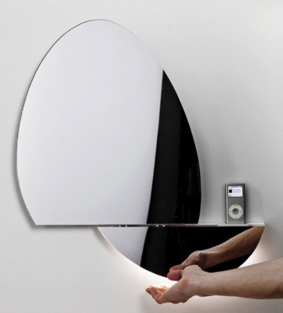 Supermodern Mirror With Iphone Ipod Docking Station
