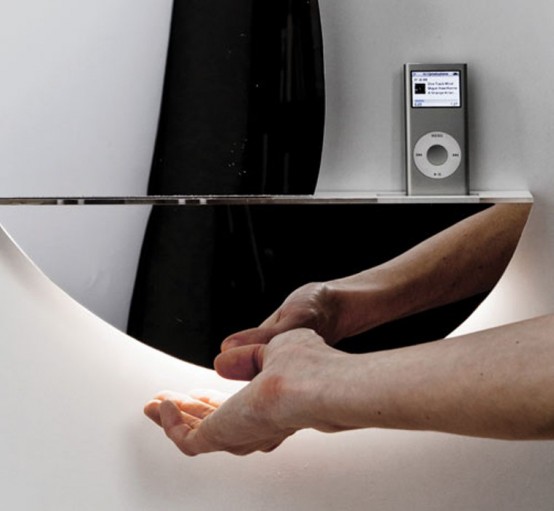 Supermodern Mirror With Iphone Ipod Docking Station