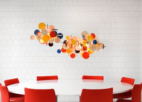 Creative Suspension Lamp Made of Plywood Pieces – Bau Pendant by Normann-Copenhagen