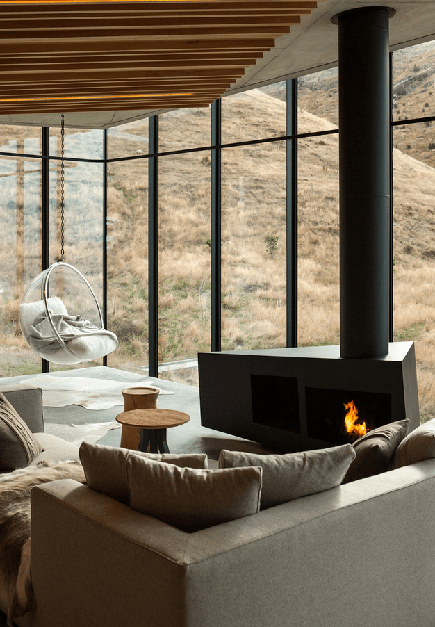 Sustainable Oceanfront Cabin On Volcanic Mountainside
