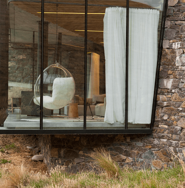 Sustainable Oceanfront Cabin On Volcanic Mountainside