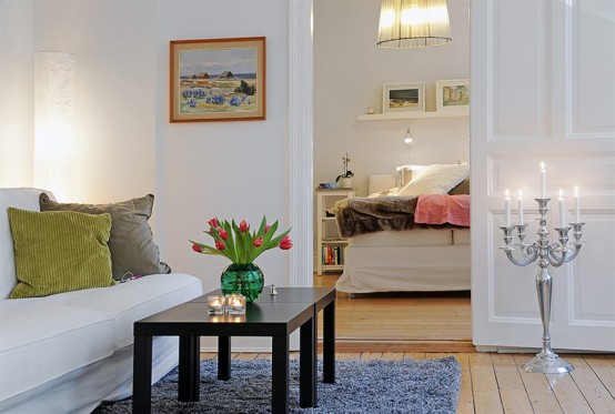 Swedish Apartment Design With Open Floor Plan