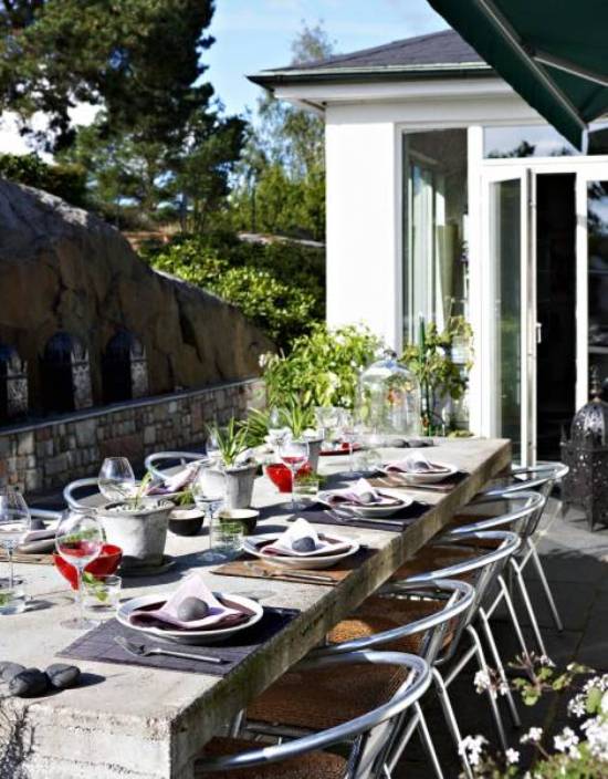 Swedish House Decorated With Natural Materials