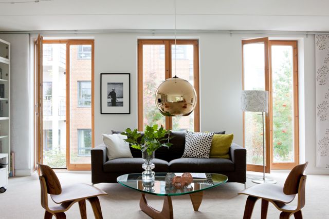Swedish Townhouse With Relaxed Interiors And A Rooftop Garden