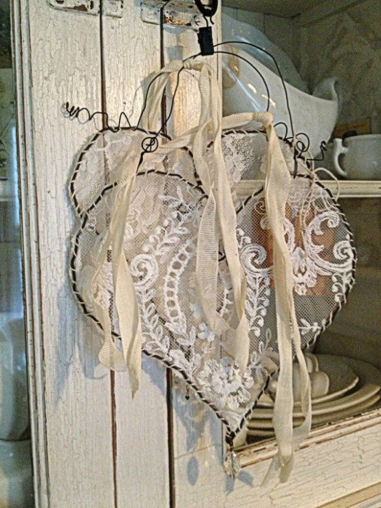 Sweet Shabby Chic Valentines Day Decor Ideas