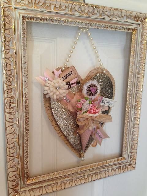 Sweet Shabby Chic Valentines Day Decor Ideas