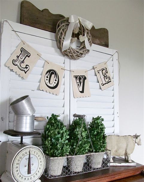 Sweet Shabby Chic Valentines Day Decor Ideas