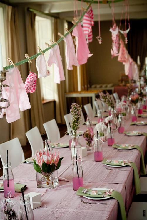 37 Sweetest Baby Shower Table Settings To Get Inspired - DigsDigs