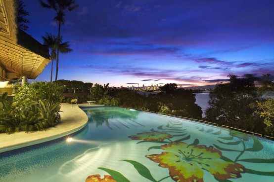 tahiti harbourside house pool