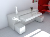 Tetris Inspired Interactive Furniture