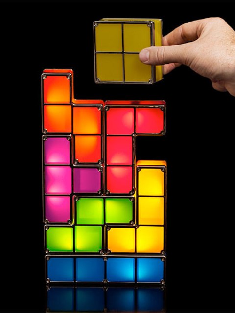 Tetris Lamp: Assemble Your Lights Yourself