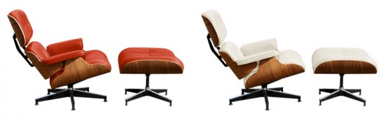 the eames lounge with ottoman