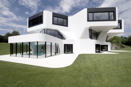 the most futuristic house exterior
