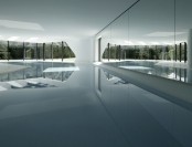 the most futuristic house interior pool