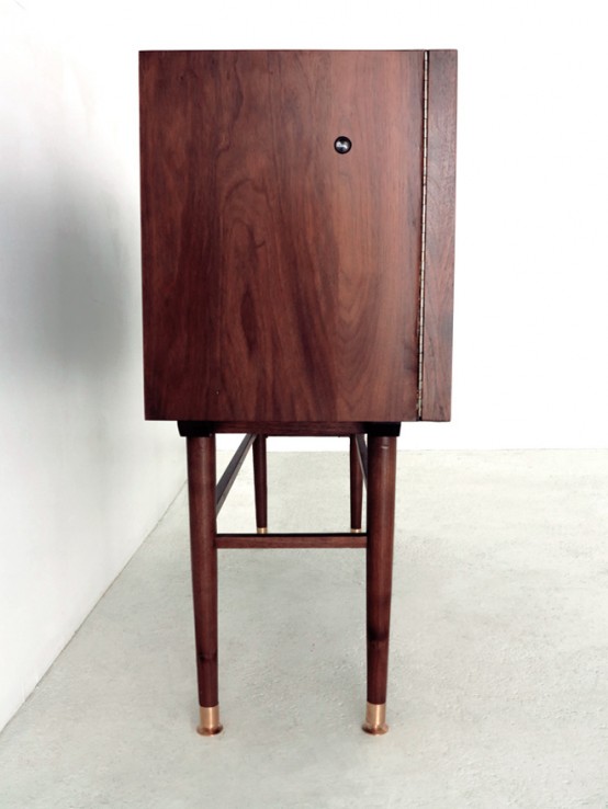 The Space Between The Void Cabinet With A Kaleidoscopic Design
