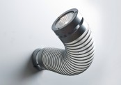 Throat Lights Modeled After Industrial Ventilation Pipes