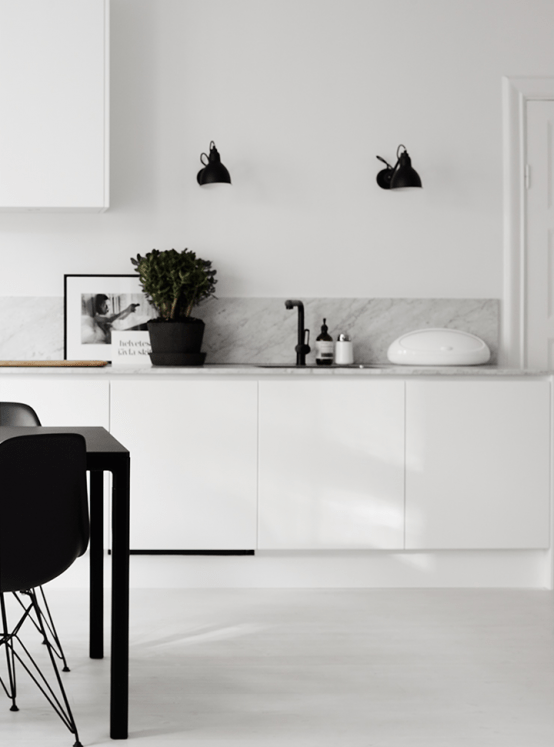 Timeless Black And White Apartment With Its Own Personality