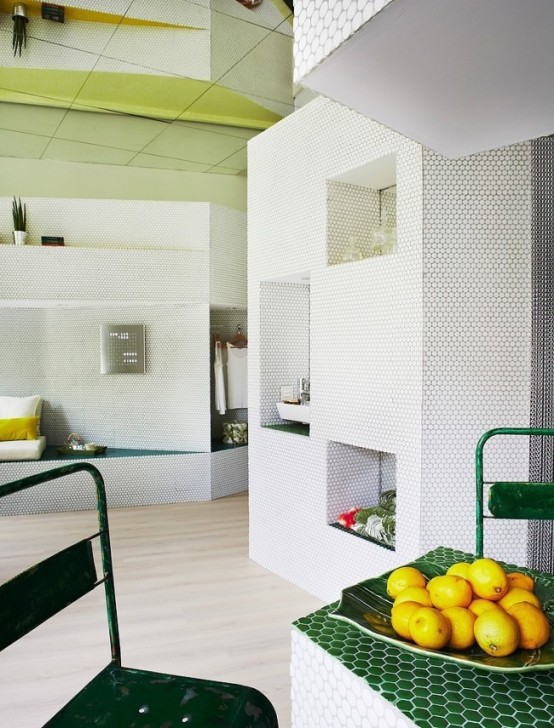 Tiny Perimter Apartment With Smart Design Solutions