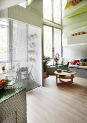 Tiny Perimter Apartment With Smart Design Solutions