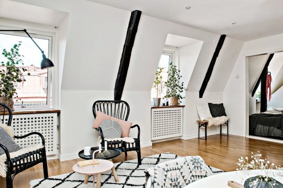 Tiny Scandinavian Apartment With A Smart Space Saving Design