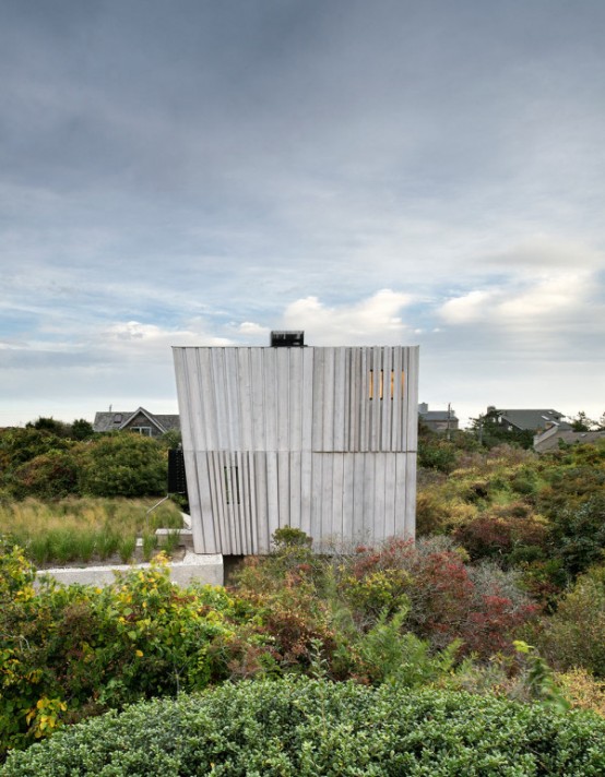 Tiny Two Story Beach House With Geometric Design