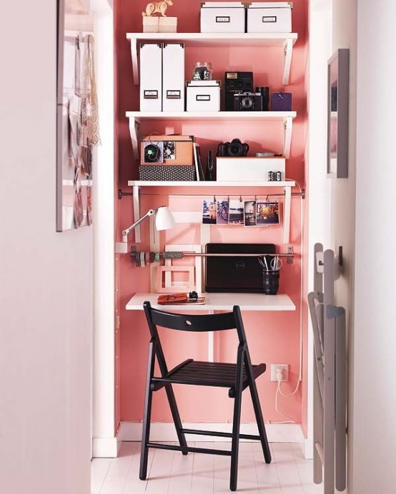 Tiny Yet Functional Home Office Area Designs