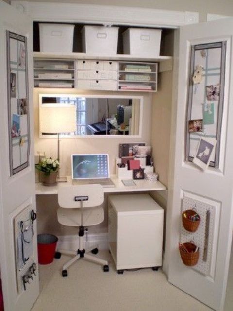 Tiny Yet Functional Home Office Area Designs