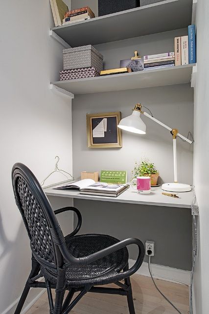 Tiny Yet Functional Home Office Area Designs