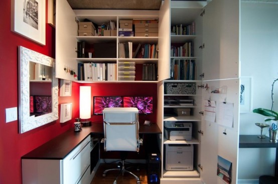 Tiny Yet Functional Home Office Area Designs