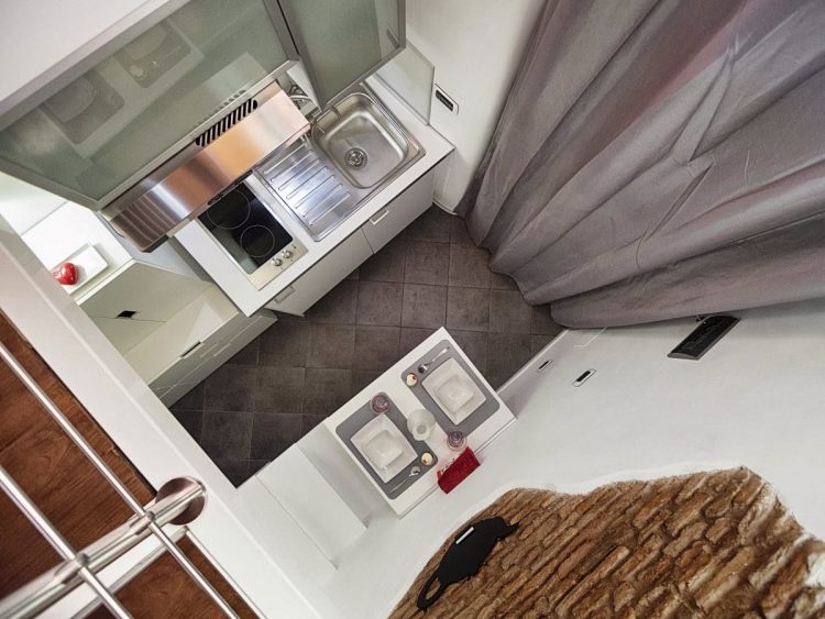 Super Compact Yet Stylish Apartment Of Only 7 Square Meters