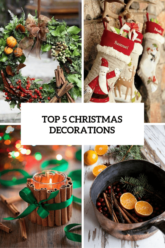 Top 5 Christmas Decorations Cover