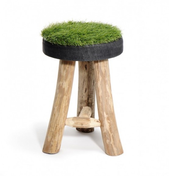 Touch Of Spring Grass Stool Collection