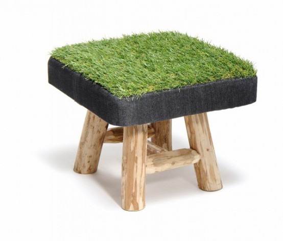 Touch Of Spring Grass Stool Collection