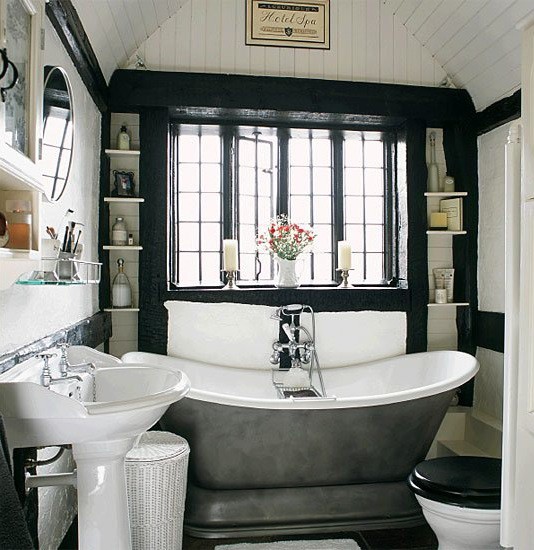 Refined Bathroom Design Inspired By Coco Chanel Style - DigsDigs