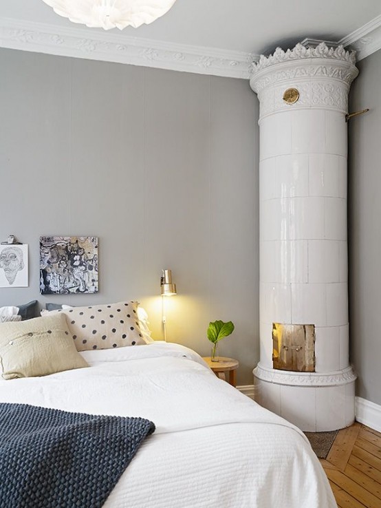 29 Traditional Tile Stoves In Home Decor Digsdigs